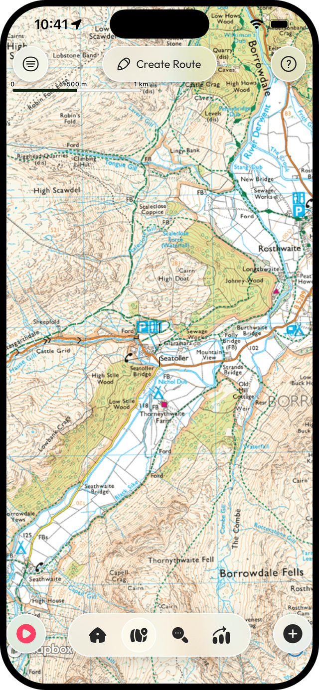 OS Maps overlays